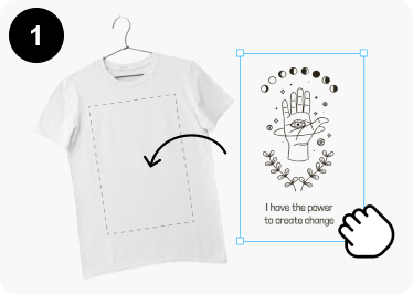 customizing a T-shirt